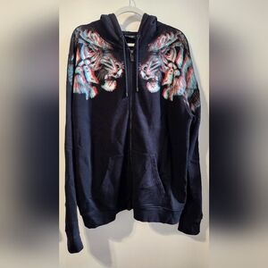 Marcelo Burlon County Of Milan Mens NWOT Tajo Tiger Hoodie XL